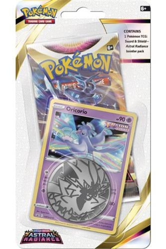 Pokémon Booster pack - Astral Radiance - Oricorio ryhmässä LELUT, TUOTTEET LAPSILLE JA VAUVOILLE / Leikkikalut, Askartelu &Pelit / Lelut @ TP E-commerce Nordic AB (C85500)