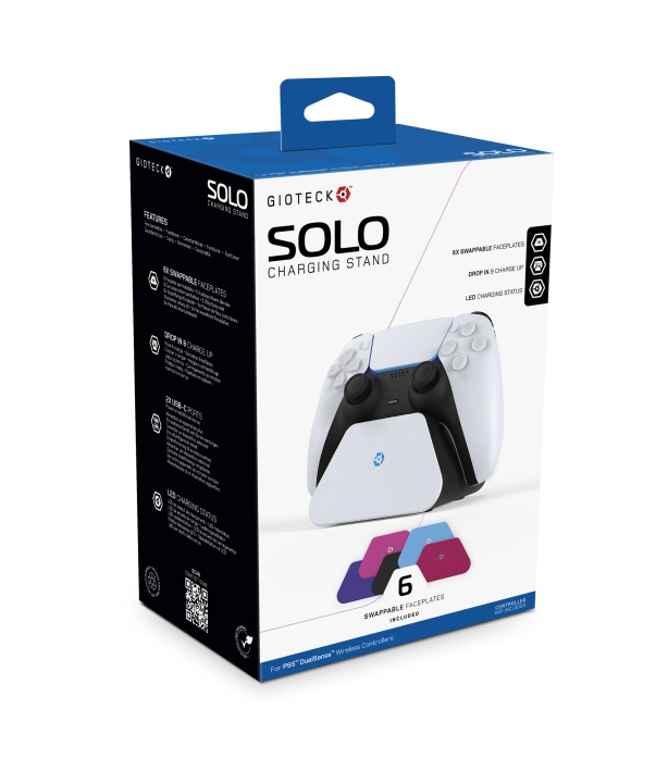 Gioteck Solo latausteline ryhmässä KODINELEKTRONIIKKA / Pelikonsolit & Tarvikkeet / Sony PlayStation 5 @ TP E-commerce Nordic AB (C85504)