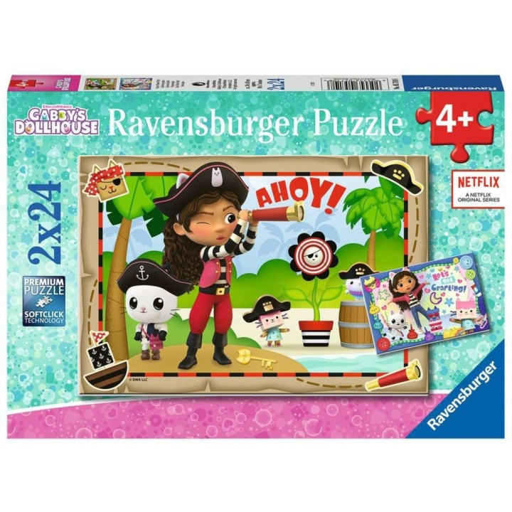 Ravensburger Gabbyn nukkekoti 2x24p - (10105710) ryhmässä LELUT, TUOTTEET LAPSILLE JA VAUVOILLE / Leikkikalut, Askartelu &Pelit / Palapelit @ TP E-commerce Nordic AB (C85705)