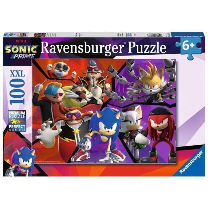 Ravensburger Sonic Prime 100p - (10113383) ryhmässä LELUT, TUOTTEET LAPSILLE JA VAUVOILLE / Leikkikalut, Askartelu &Pelit / Lasten palapeli @ TP E-commerce Nordic AB (C85709)