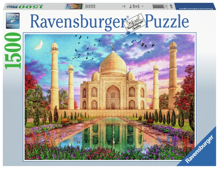 Ravensburger Taj Mahal 1500p - (10217438) ryhmässä LELUT, TUOTTEET LAPSILLE JA VAUVOILLE / Leikkikalut, Askartelu &Pelit / Palapelit @ TP E-commerce Nordic AB (C85712)