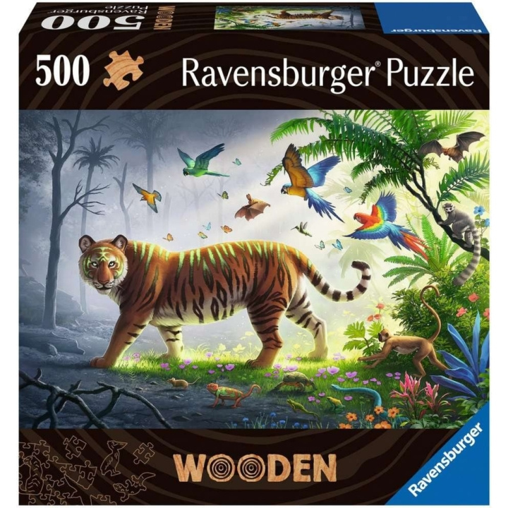 Ravensburger Puinen tiikeri 500p - (10217514) ryhmässä LELUT, TUOTTEET LAPSILLE JA VAUVOILLE / Leikkikalut, Askartelu &Pelit / Palapelit @ TP E-commerce Nordic AB (C85717)