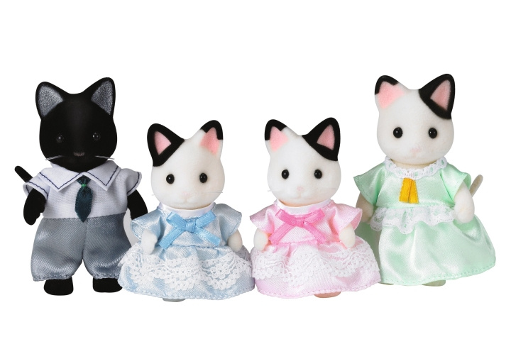 Sylvanian Families Tuxedo-kissaperhe (5181) ryhmässä LELUT, TUOTTEET LAPSILLE JA VAUVOILLE / Leikkikalut, Askartelu &Pelit / Figuurit & miniatyyrit @ TP E-commerce Nordic AB (C85721)