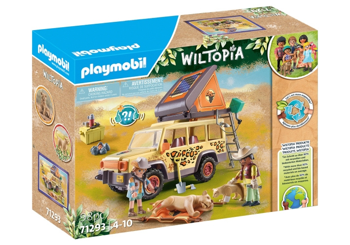 Playmobil Wiltopia - Maastoauto leijonien kanssa (71293) ryhmässä LELUT, TUOTTEET LAPSILLE JA VAUVOILLE / Leikkikalut, Askartelu &Pelit / Lelut @ TP E-commerce Nordic AB (C85730)