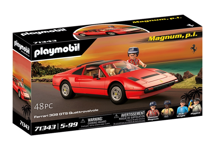 Playmobil Magnum, p.i. Ferrari 308 GTS Quattrovalvole (71343) ryhmässä LELUT, TUOTTEET LAPSILLE JA VAUVOILLE / Leikkikalut, Askartelu &Pelit / Lelut @ TP E-commerce Nordic AB (C85739)