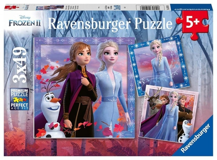 Ravensburger Pakastettu 2 Matka alkaa 3x49p - 05011 ryhmässä LELUT, TUOTTEET LAPSILLE JA VAUVOILLE / Leikkikalut, Askartelu &Pelit / Lasten palapeli @ TP E-commerce Nordic AB (C85767)