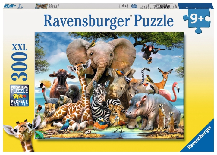 Ravensburger Afrikan ystävät 300p - 13075 ryhmässä LELUT, TUOTTEET LAPSILLE JA VAUVOILLE / Leikkikalut, Askartelu &Pelit / Palapelit @ TP E-commerce Nordic AB (C85779)