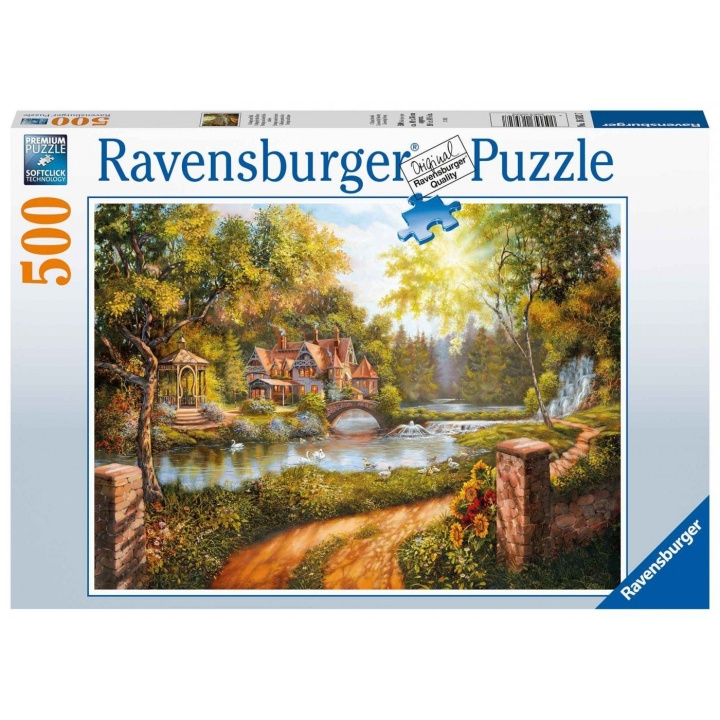 Ravensburger Mökki joen rannalla 500p - 16582 ryhmässä LELUT, TUOTTEET LAPSILLE JA VAUVOILLE / Leikkikalut, Askartelu &Pelit / Palapelit @ TP E-commerce Nordic AB (C85780)