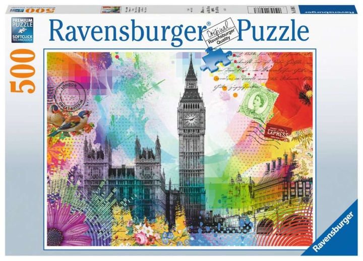 Ravensburger Lontoon postikortti 500p - 16986 ryhmässä LELUT, TUOTTEET LAPSILLE JA VAUVOILLE / Leikkikalut, Askartelu &Pelit / Palapelit @ TP E-commerce Nordic AB (C85781)