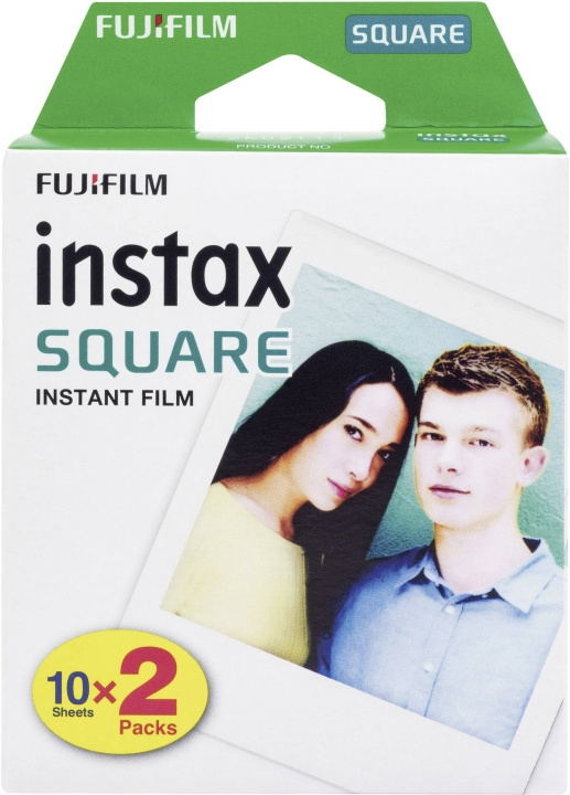 Fuji Instax Square -filmi 20kuvaa ryhmässä KODINELEKTRONIIKKA / Valokuvat & Videot / Valokuvauslaitteet / Muut @ TP E-commerce Nordic AB (C85783)