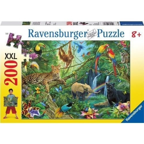 Ravensburger XXL 200 palan viidakkopalapeli ryhmässä LELUT, TUOTTEET LAPSILLE JA VAUVOILLE / Leikkikalut, Askartelu &Pelit / Lasten palapeli @ TP E-commerce Nordic AB (C85804)