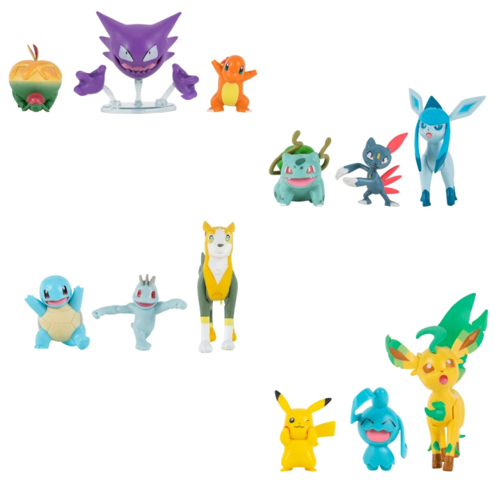 Pokémon Taisteluhahmo - 3 PK (95155_10) ryhmässä LELUT, TUOTTEET LAPSILLE JA VAUVOILLE / Leikkikalut, Askartelu &Pelit / Figuurit & miniatyyrit @ TP E-commerce Nordic AB (C85807)