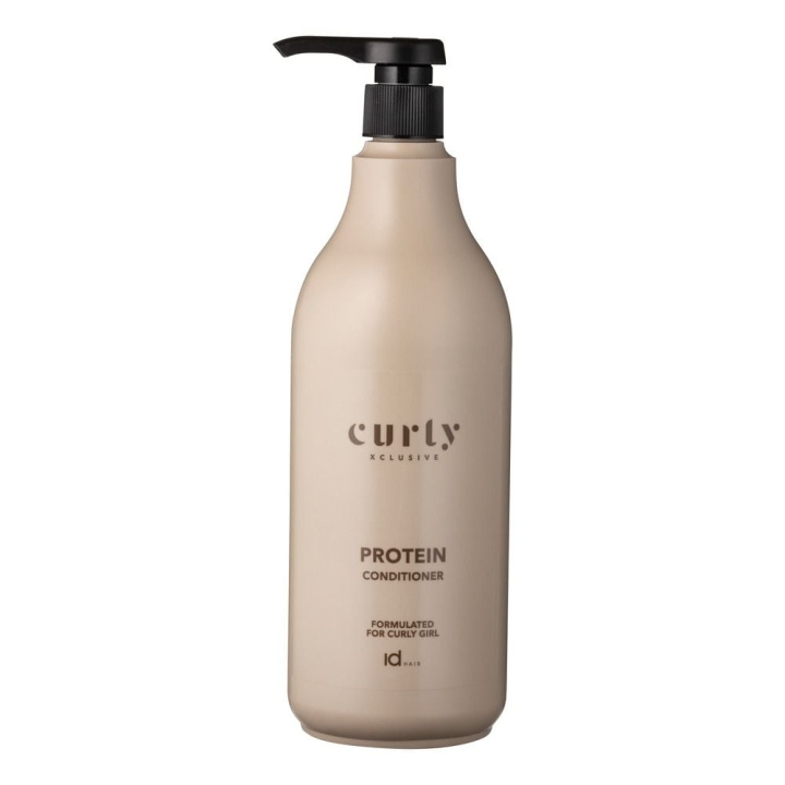 ID Hair Curly Xclusive Protein hoitoaine 1000 ml ryhmässä KAUNEUS JA TERVEYS / Hiukset &Stailaus / Hiustenhoito / Hoitoaine @ TP E-commerce Nordic AB (C85872)