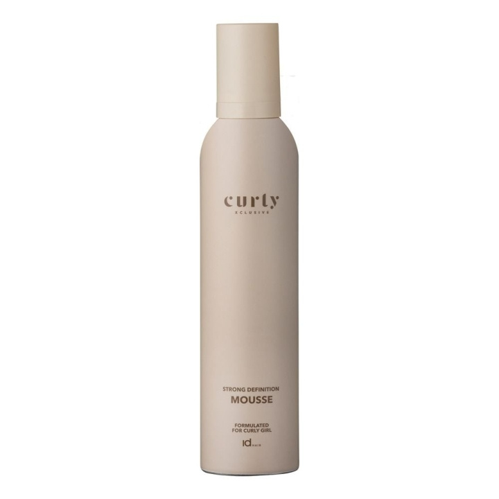 ID Hair Curly Xclusive Strong Definition Mousse 250 ml ryhmässä KAUNEUS JA TERVEYS / Hiukset &Stailaus / Hiusten stailaus / Hiusten muotoiluvaahto @ TP E-commerce Nordic AB (C85879)