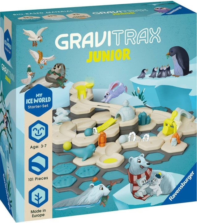 Ravensburger GraviTrax Junior Starter-Set Ice ( 10927060) ryhmässä LELUT, TUOTTEET LAPSILLE JA VAUVOILLE / Leikkikalut, Askartelu &Pelit / Kokeilu ja tee-se-itse @ TP E-commerce Nordic AB (C85904)