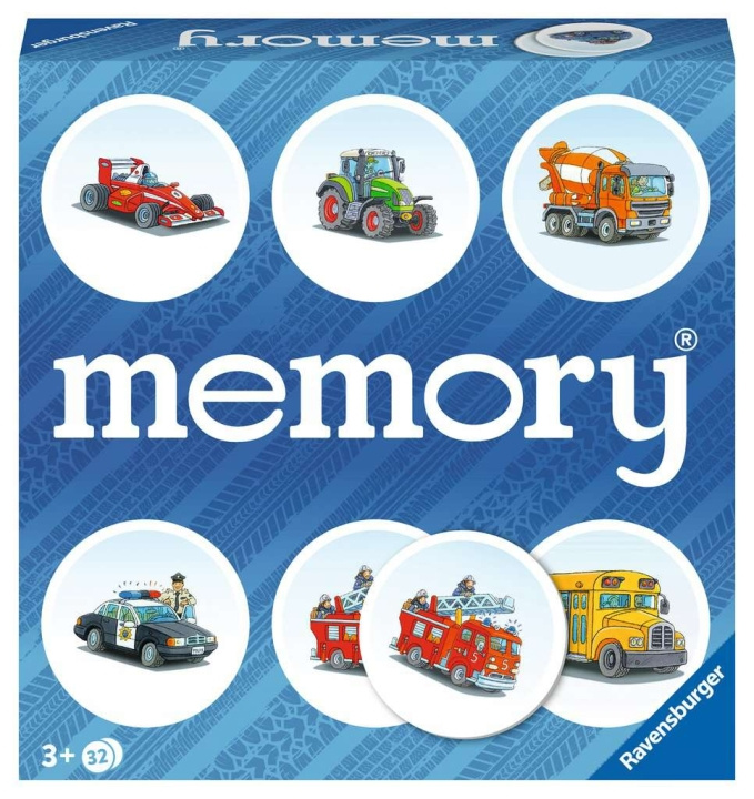 Ravensburger Vehicles memory® ( 10622378 ) ryhmässä LELUT, TUOTTEET LAPSILLE JA VAUVOILLE / Leikkikalut, Askartelu &Pelit / Seurapelit / Lasten pelit @ TP E-commerce Nordic AB (C85908)