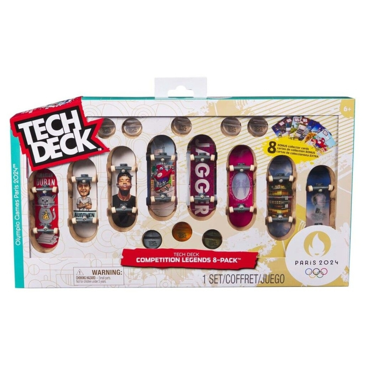 Tech Deck Olympic 96 mm sormilauta - 8 kpl (6070368) ryhmässä LELUT, TUOTTEET LAPSILLE JA VAUVOILLE / Leikkikalut, Askartelu &Pelit / Lelut @ TP E-commerce Nordic AB (C85912)