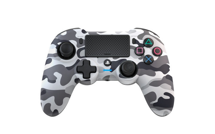 NACON Langaton Dualshock 4 V2 -ohjain Asymmetric Camo Harmaa (PS4) ryhmässä KODINELEKTRONIIKKA / Pelikonsolit & Tarvikkeet / Sony PlayStation 4 @ TP E-commerce Nordic AB (C85983)