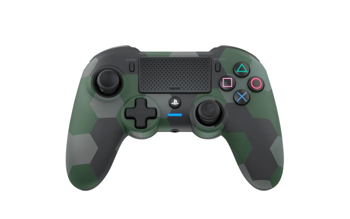 NACON Langaton Dualshock 4 V2 -ohjain Asymmetric Camo Vihreä (PS4) ryhmässä KODINELEKTRONIIKKA / Pelikonsolit & Tarvikkeet / Sony PlayStation 4 @ TP E-commerce Nordic AB (C85984)