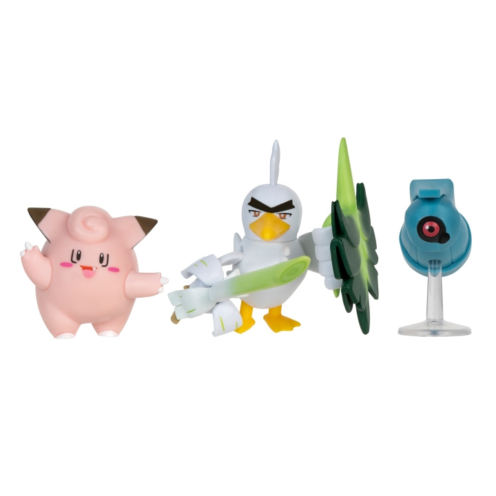 Pokémon Taisteluhahmo 3 kpl - Clefairy, Beldum(PKW3057) ryhmässä LELUT, TUOTTEET LAPSILLE JA VAUVOILLE / Leikkikalut, Askartelu &Pelit / Figuurit & miniatyyrit @ TP E-commerce Nordic AB (C85988)