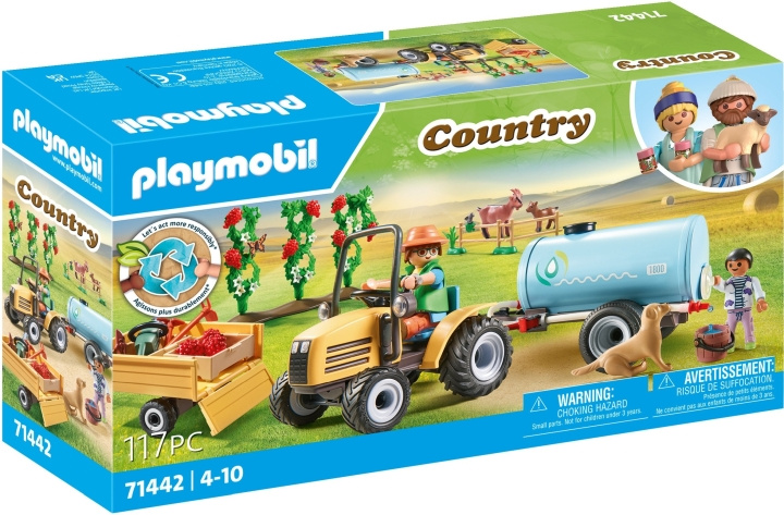 Playmobil Traktori perävaunulla ja vesisäiliöllä (71442) ryhmässä LELUT, TUOTTEET LAPSILLE JA VAUVOILLE / Leikkikalut, Askartelu &Pelit / Lelut @ TP E-commerce Nordic AB (C86013)