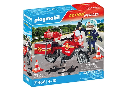 Playmobil Tulipalo Moottoripyörä ja öljyvahinko (71466) ryhmässä LELUT, TUOTTEET LAPSILLE JA VAUVOILLE / Leikkikalut, Askartelu &Pelit / Lelut @ TP E-commerce Nordic AB (C86020)