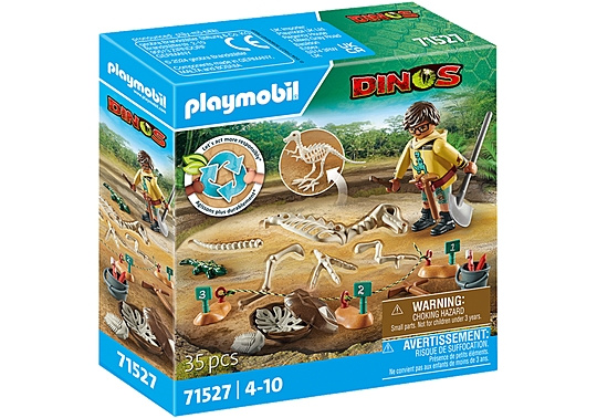 Playmobil Arkeologinen kaivaustyö dinosauruksen luurangon kanssa (71527) ryhmässä LELUT, TUOTTEET LAPSILLE JA VAUVOILLE / Leikkikalut, Askartelu &Pelit / Lelut @ TP E-commerce Nordic AB (C86036)