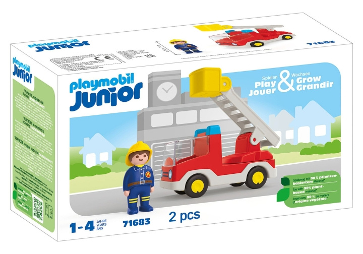 Playmobil JUNIOR: Tikasyksikkö paloauto (71683) ryhmässä LELUT, TUOTTEET LAPSILLE JA VAUVOILLE / Leikkikalut, Askartelu &Pelit / Lelut @ TP E-commerce Nordic AB (C86048)