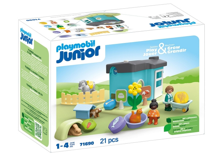 Playmobil Junior: Eläinkoti herkkuannostelijalla (71690) ryhmässä LELUT, TUOTTEET LAPSILLE JA VAUVOILLE / Leikkikalut, Askartelu &Pelit / Lelut @ TP E-commerce Nordic AB (C86063)