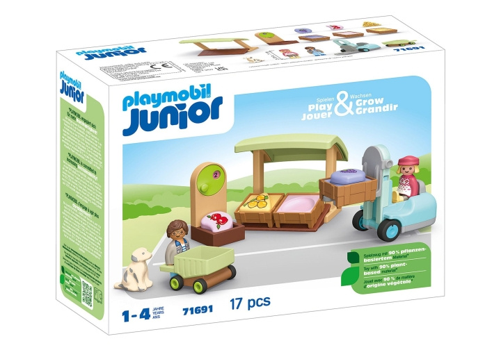 Playmobil Junior: Luomutori ja haarukkatrukki (71691) ryhmässä LELUT, TUOTTEET LAPSILLE JA VAUVOILLE / Leikkikalut, Askartelu &Pelit / Lelut @ TP E-commerce Nordic AB (C86064)