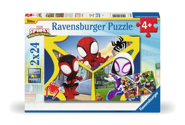 Ravensburger Puzzle Spidey ja uskomattomat ystävät 2x24p ryhmässä LELUT, TUOTTEET LAPSILLE JA VAUVOILLE / Leikkikalut, Askartelu &Pelit / Palapelit @ TP E-commerce Nordic AB (C86087)