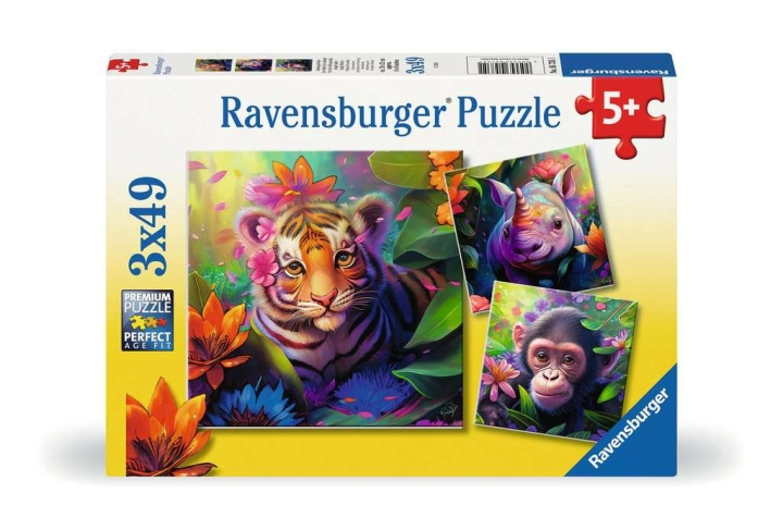 Ravensburger Palapeli Viidakon vauvat 3x49p ryhmässä LELUT, TUOTTEET LAPSILLE JA VAUVOILLE / Leikkikalut, Askartelu &Pelit / Palapelit @ TP E-commerce Nordic AB (C86090)