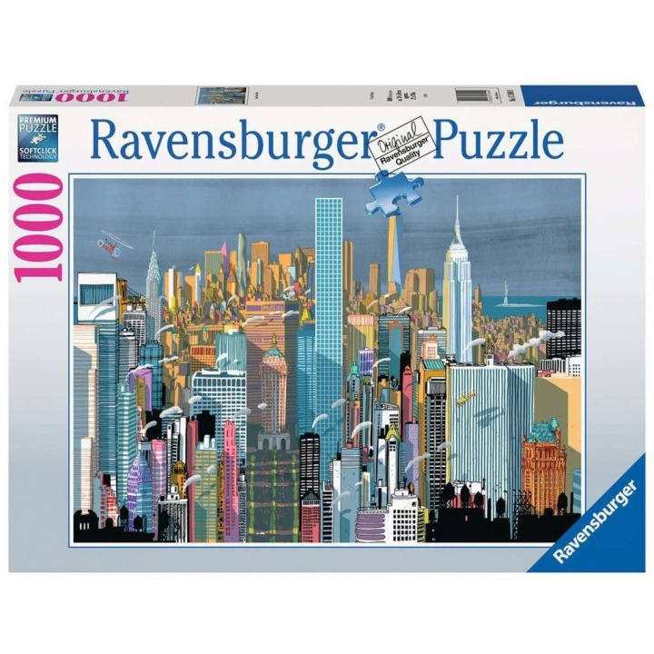 Ravensburger Palapeli Minä olen New York 1000p ryhmässä LELUT, TUOTTEET LAPSILLE JA VAUVOILLE / Leikkikalut, Askartelu &Pelit / Palapelit @ TP E-commerce Nordic AB (C86101)