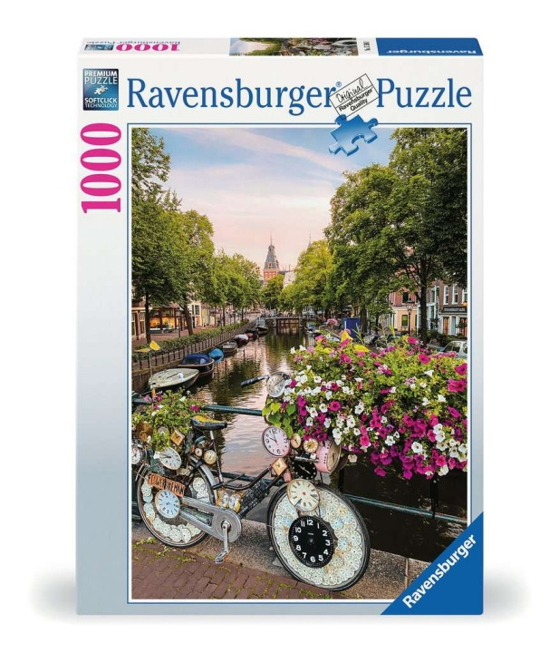 Ravensburger Puzzle Polkupyörä Amsterdam 1000p ryhmässä LELUT, TUOTTEET LAPSILLE JA VAUVOILLE / Leikkikalut, Askartelu &Pelit / Palapelit @ TP E-commerce Nordic AB (C86105)