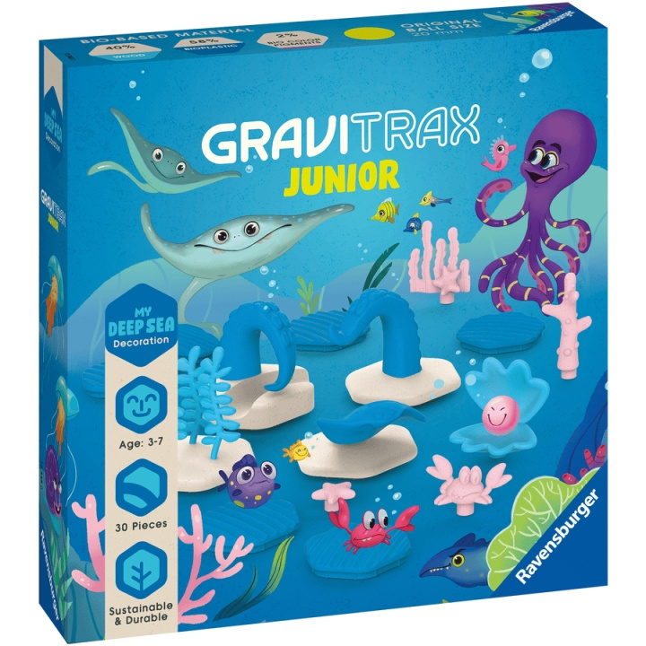 Ravensburger GraviTrax Junior Extension Ocean ryhmässä LELUT, TUOTTEET LAPSILLE JA VAUVOILLE / Leikkikalut, Askartelu &Pelit / Kokeilu ja tee-se-itse @ TP E-commerce Nordic AB (C86125)