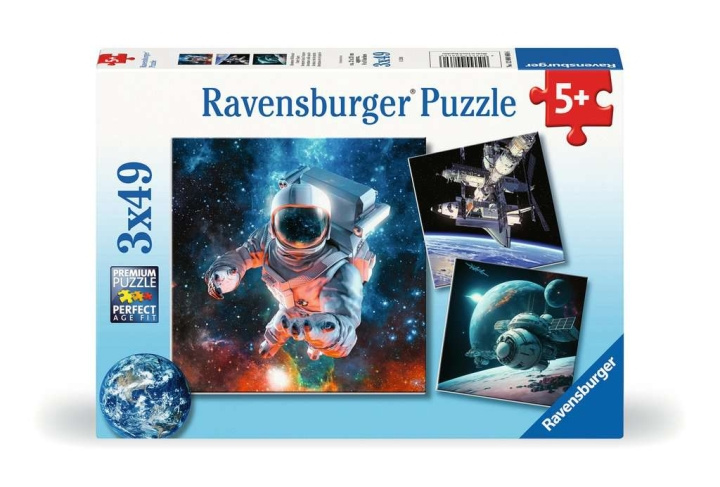 Ravensburger Palapeli avaruusseikkailu 3x49p ryhmässä LELUT, TUOTTEET LAPSILLE JA VAUVOILLE / Leikkikalut, Askartelu &Pelit / Palapelit @ TP E-commerce Nordic AB (C86138)