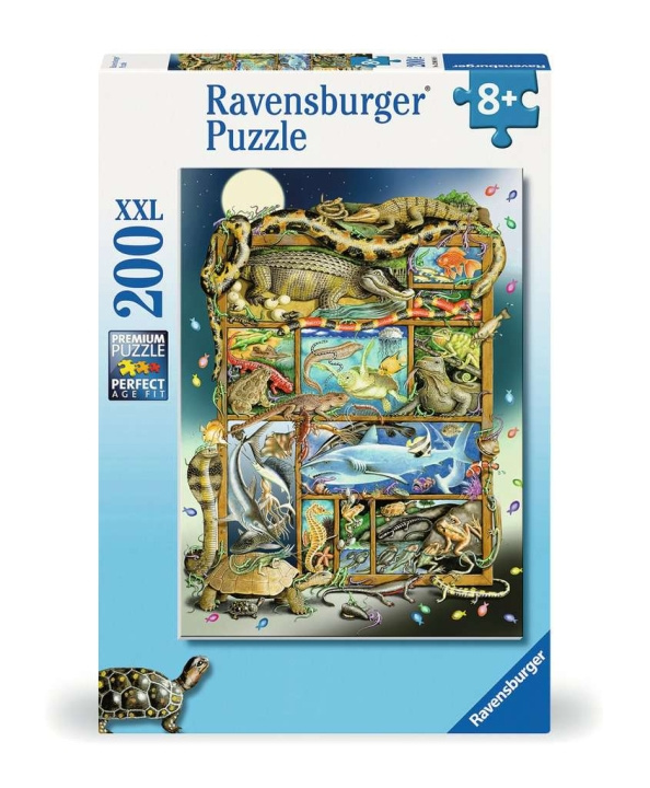 Ravensburger Ravensbruger - Palapeli Kala- ja matelijoiden menagerie 200p ryhmässä LELUT, TUOTTEET LAPSILLE JA VAUVOILLE / Leikkikalut, Askartelu &Pelit / Palapelit @ TP E-commerce Nordic AB (C86141)