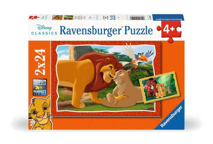 Ravensburger Palapeli Leijonakuningas 2x24p ryhmässä LELUT, TUOTTEET LAPSILLE JA VAUVOILLE / Leikkikalut, Askartelu &Pelit / Palapelit @ TP E-commerce Nordic AB (C86144)