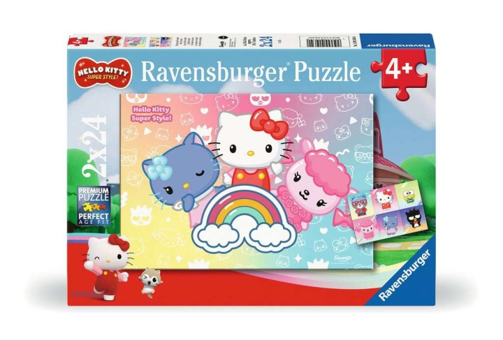 Ravensburger Puzzle Hello Kitty Super Style 2x24p ryhmässä LELUT, TUOTTEET LAPSILLE JA VAUVOILLE / Leikkikalut, Askartelu &Pelit / Palapelit @ TP E-commerce Nordic AB (C86145)