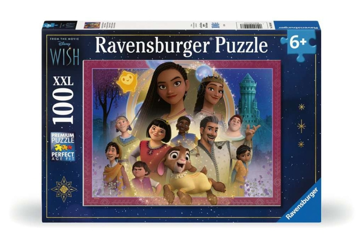 Ravensburger Palapeli Disney Wish 100p ryhmässä LELUT, TUOTTEET LAPSILLE JA VAUVOILLE / Leikkikalut, Askartelu &Pelit / Palapelit @ TP E-commerce Nordic AB (C86147)