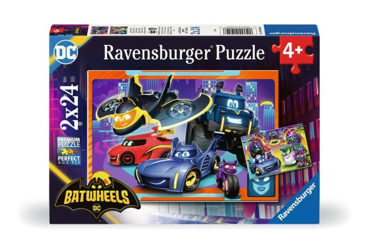 Ravensburger Palapeli Batwheels 2x24p ryhmässä LELUT, TUOTTEET LAPSILLE JA VAUVOILLE / Leikkikalut, Askartelu &Pelit / Palapelit @ TP E-commerce Nordic AB (C86150)