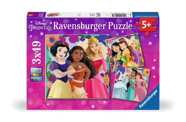 Ravensburger Palapeli Disney Princess 3x49p ryhmässä LELUT, TUOTTEET LAPSILLE JA VAUVOILLE / Leikkikalut, Askartelu &Pelit / Palapelit @ TP E-commerce Nordic AB (C86152)