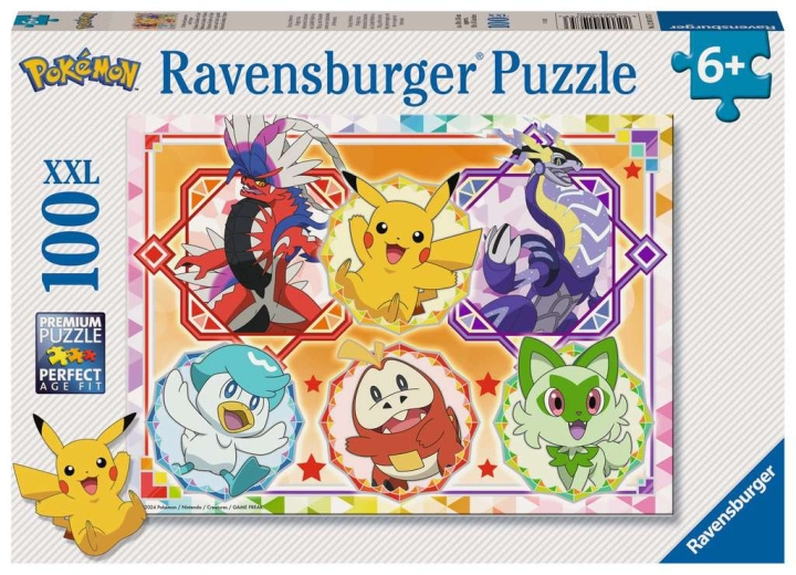 Ravensburger Pokémon-palapeli 100p ryhmässä LELUT, TUOTTEET LAPSILLE JA VAUVOILLE / Leikkikalut, Askartelu &Pelit / Lasten palapeli @ TP E-commerce Nordic AB (C86156)