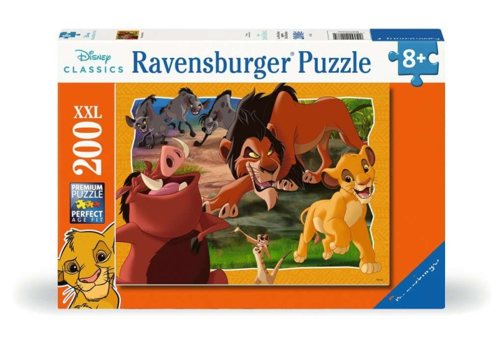 Ravensburger Palapeli Leijonakuningas 200p ryhmässä LELUT, TUOTTEET LAPSILLE JA VAUVOILLE / Leikkikalut, Askartelu &Pelit / Palapelit @ TP E-commerce Nordic AB (C86158)