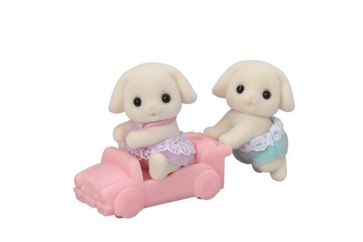 Sylvanian Families Flora Kanin kaksoset (5737) ryhmässä LELUT, TUOTTEET LAPSILLE JA VAUVOILLE / Leikkikalut, Askartelu &Pelit / Figuurit & miniatyyrit @ TP E-commerce Nordic AB (C86182)