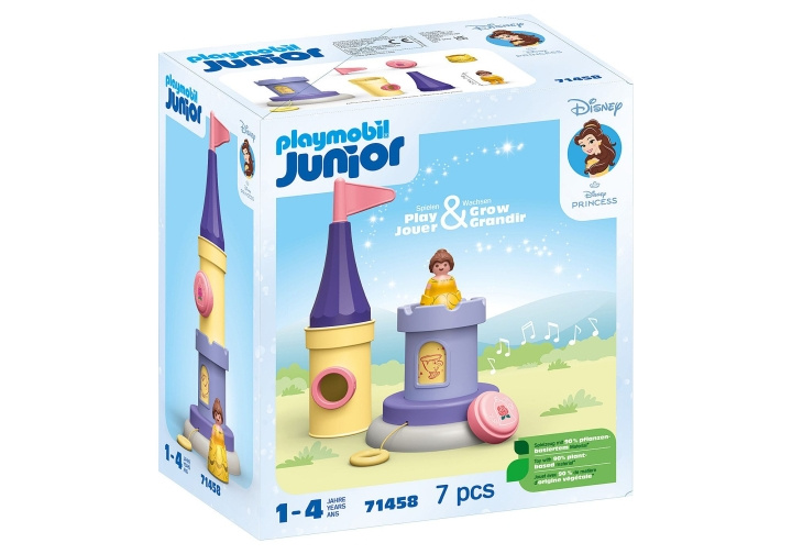 Playmobil JUNIOR & Disney: Belle\'s Play Tower with Sound (71458) (71458) ryhmässä LELUT, TUOTTEET LAPSILLE JA VAUVOILLE / Leikkikalut, Askartelu &Pelit / Lelut @ TP E-commerce Nordic AB (C86265)