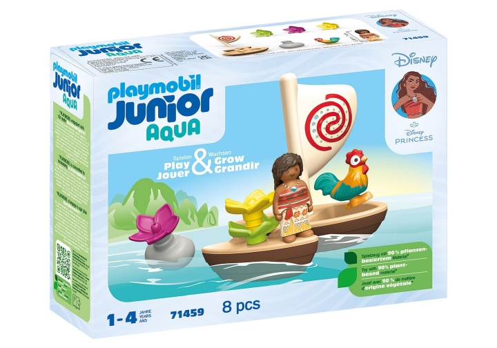 Playmobil JUNIOR & Disney: Moanan purjevene (71459) ryhmässä LELUT, TUOTTEET LAPSILLE JA VAUVOILLE / Leikkikalut, Askartelu &Pelit / Lelut @ TP E-commerce Nordic AB (C86266)