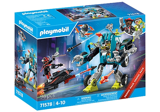 Playmobil Robotti vs. purjelentokone (71578) ryhmässä LELUT, TUOTTEET LAPSILLE JA VAUVOILLE / Leikkikalut, Askartelu &Pelit / Lelut @ TP E-commerce Nordic AB (C86268)