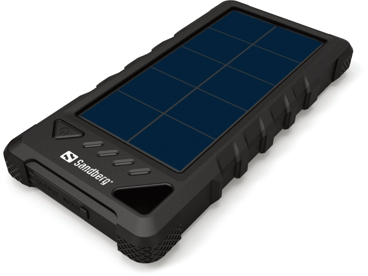 Sandberg Ulkona Solar Powerbank 16000mAh ryhmässä ÄLYPUHELIMET JA TABLETIT / Laturit & Kaapelit / Powerbanks @ TP E-commerce Nordic AB (C86279)