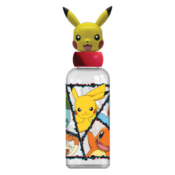 STOR Vesipullo 3D-hahmolla 560 ml - Pokémon (088808723-10127) ryhmässä LELUT, TUOTTEET LAPSILLE JA VAUVOILLE / Syö ja juo / Tuttipullot & Tarvikkeet @ TP E-commerce Nordic AB (C86295)